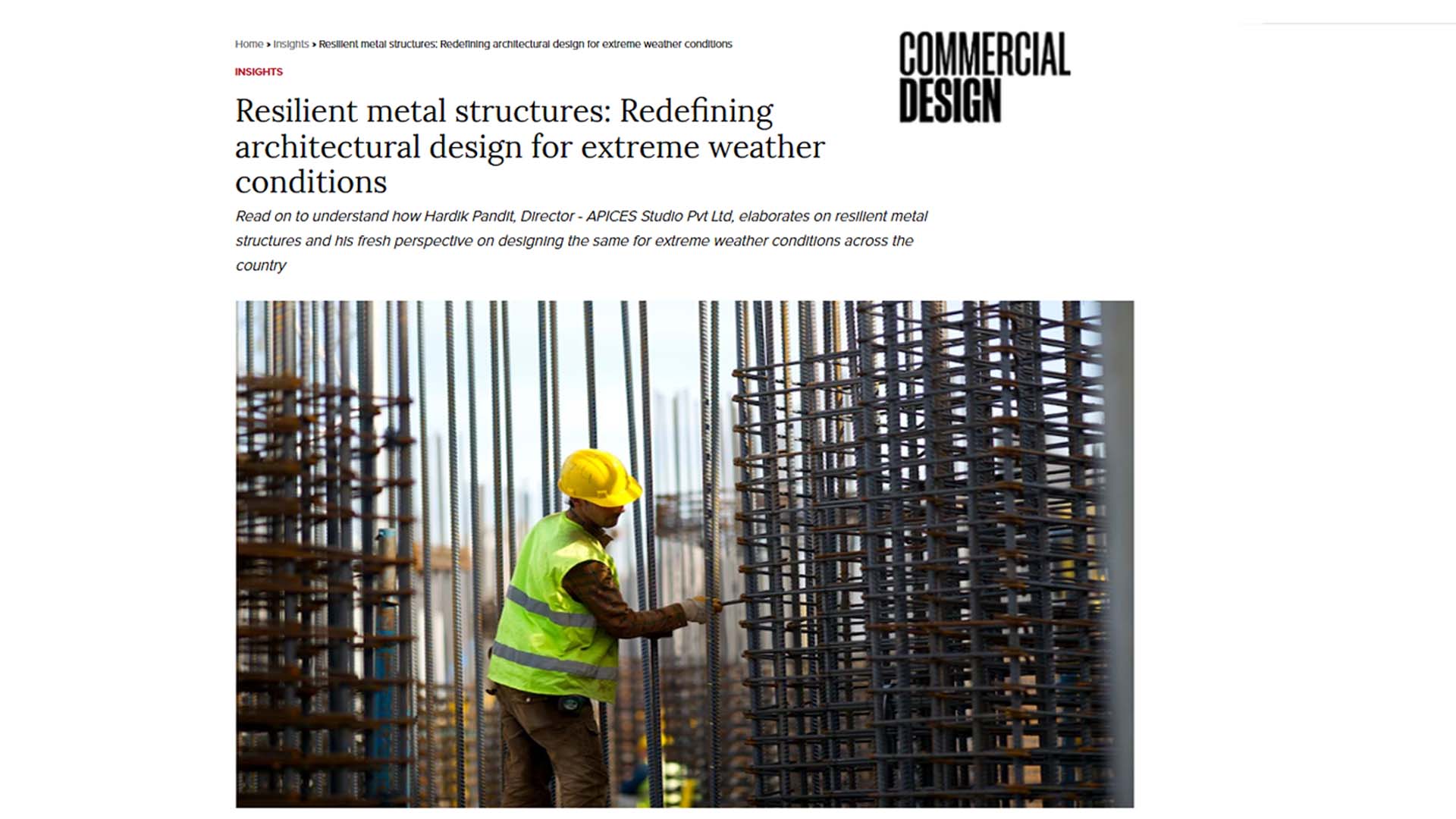 Redefining architectural design for extreme weather conditions