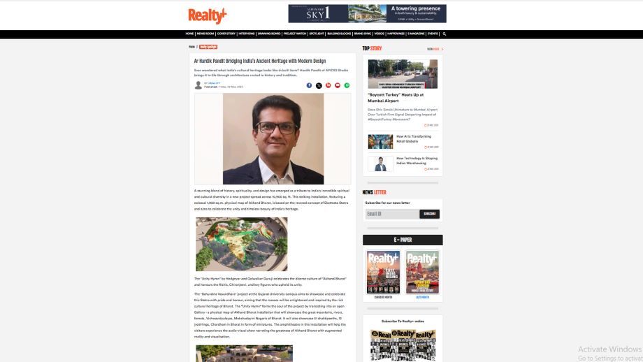 Ar Hardik Pandit Bridging India's Ancient Heritage with Modern Design